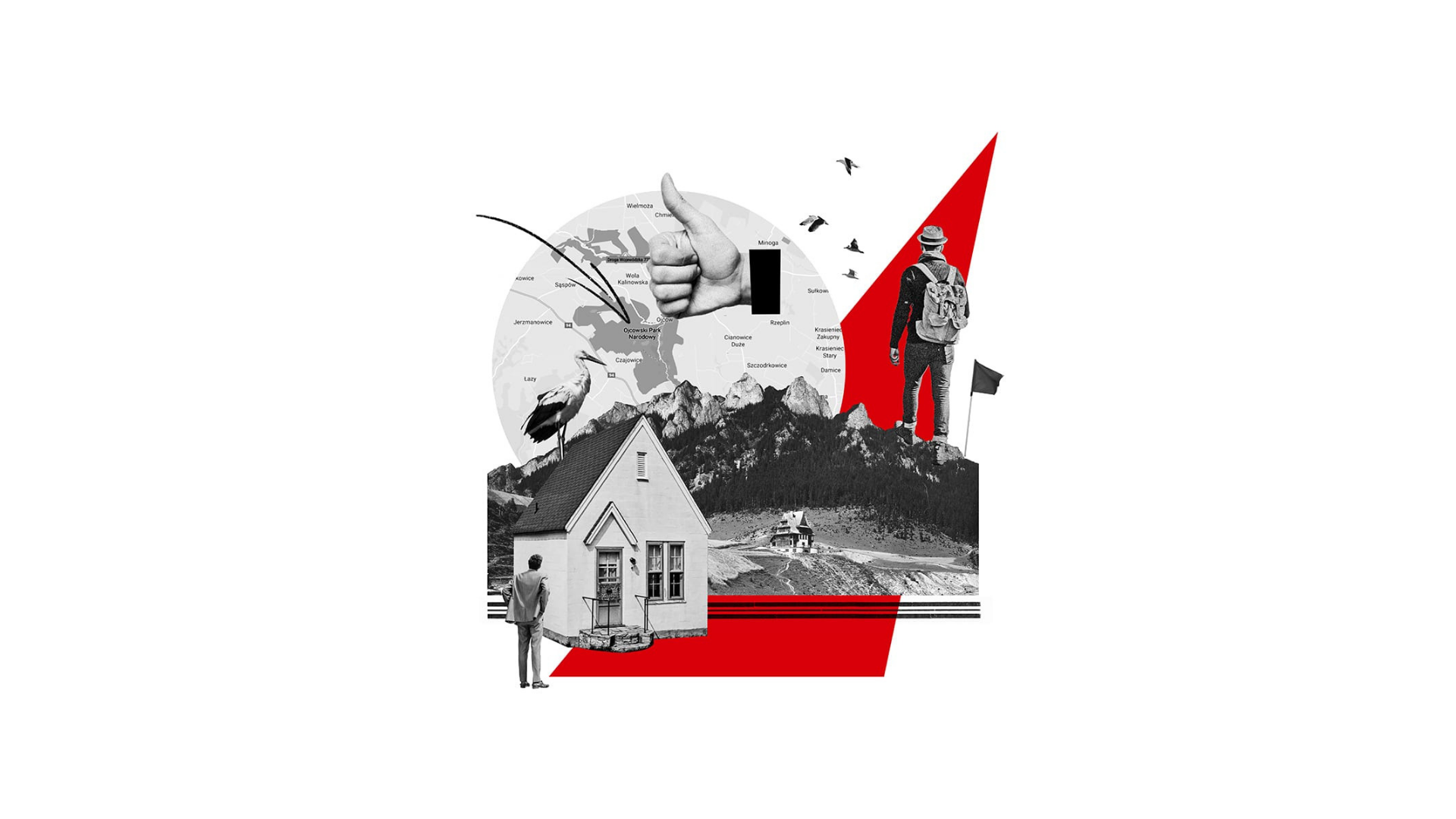 Sąspówką — ilustracja