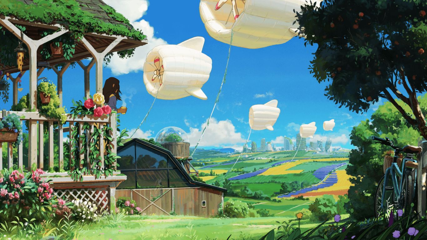 Solarpunk. Przypominając sobie nadzieję — ilustracja